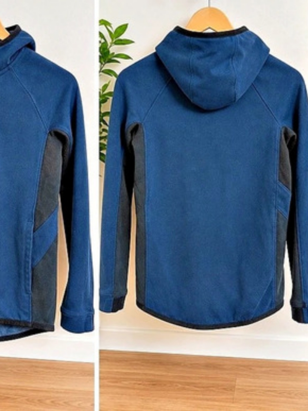 Kids Nike Dri-FIT Hooded Full-Zip Jacket Blue Small